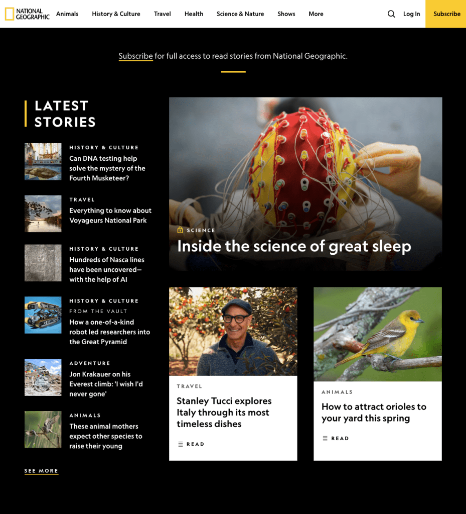 National Geographic Project Manager placement, Lemon Water Collective
